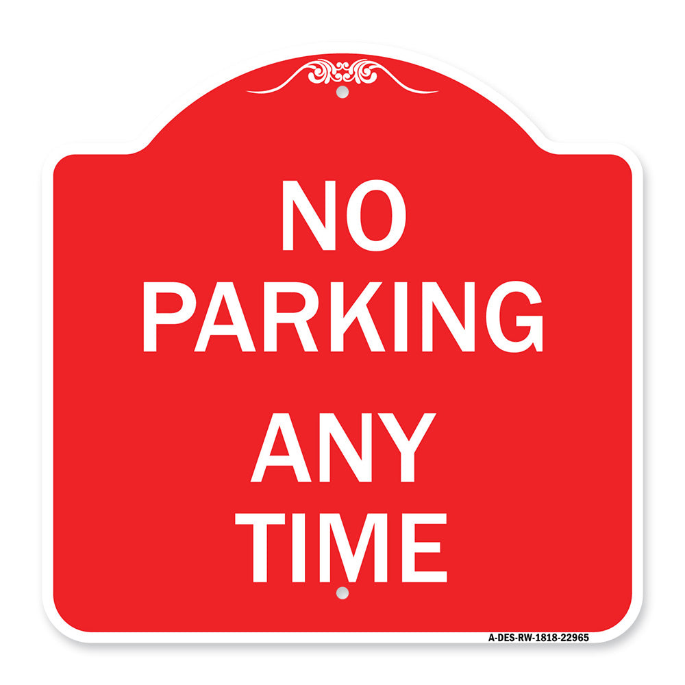 No Parking Anytime