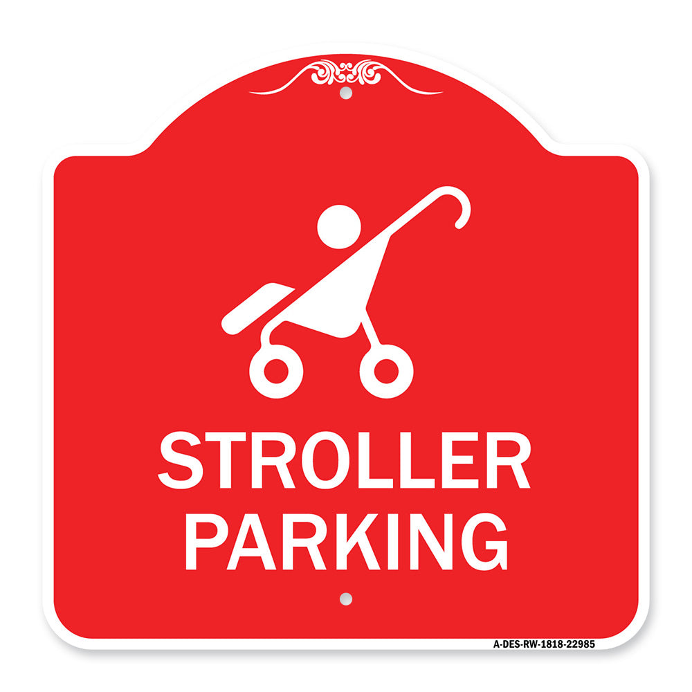 Reserved Stroller Parking (With Graphic)