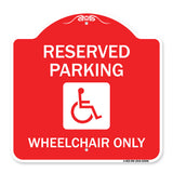 Reserved Parking Wheelchair Only (With Graphic)