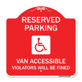 Reserved Parking Van Accessible Violators Will Be Fined (With Graphic)