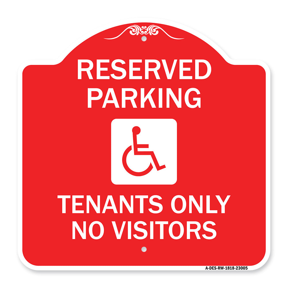 Reserved Parking Tenants Only No Visitors (With Graphic)