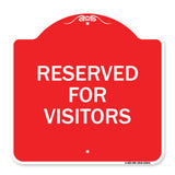 Reserved Parking Sign Reserved Parking for Visitors
