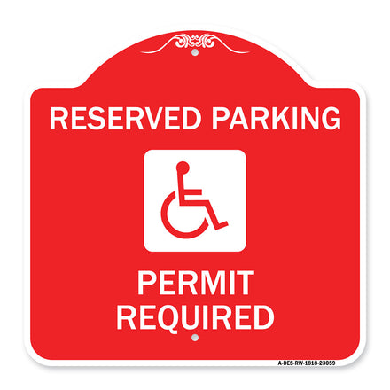 Reserved Parking Permit Required (With Graphic)