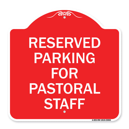 Reserved Parking for Pastoral Staff