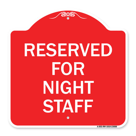 Reserved Parking for Night Staff