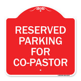 Reserved Parking for Co-Pastor