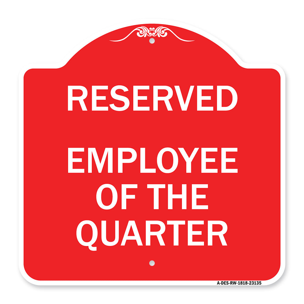 Reserved Parking Employee of the Quarter