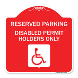 Reserved Parking - Disabled Permit Holders Only (With Updated Access Symbol)