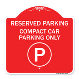 Reserved Parking - Compact Car Parking Only (With Parking Symbol)