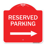 Reserved Parking (Right Arrow)