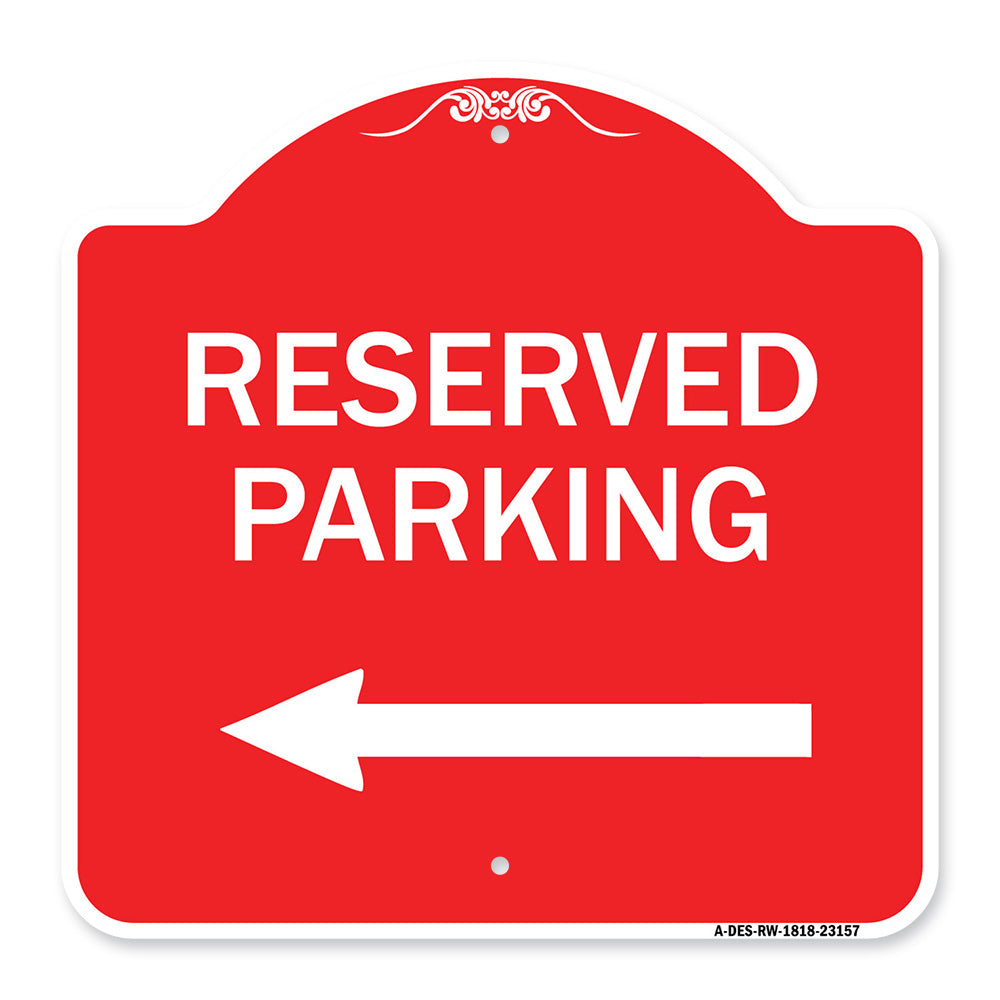 Reserved Parking (Left Arrow)