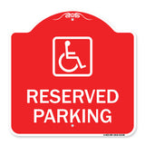 Reserved Parking (Handicapped Symbol) (Blue)