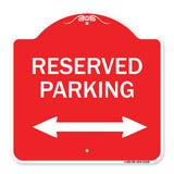 Reserved Parking (Arrow Pointing Left and Right)