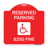 Reserved Parking $250 Fine (With Graphic)