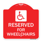 Reserved for Wheelchairs with Graphic