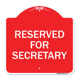 Reserved for Secretary