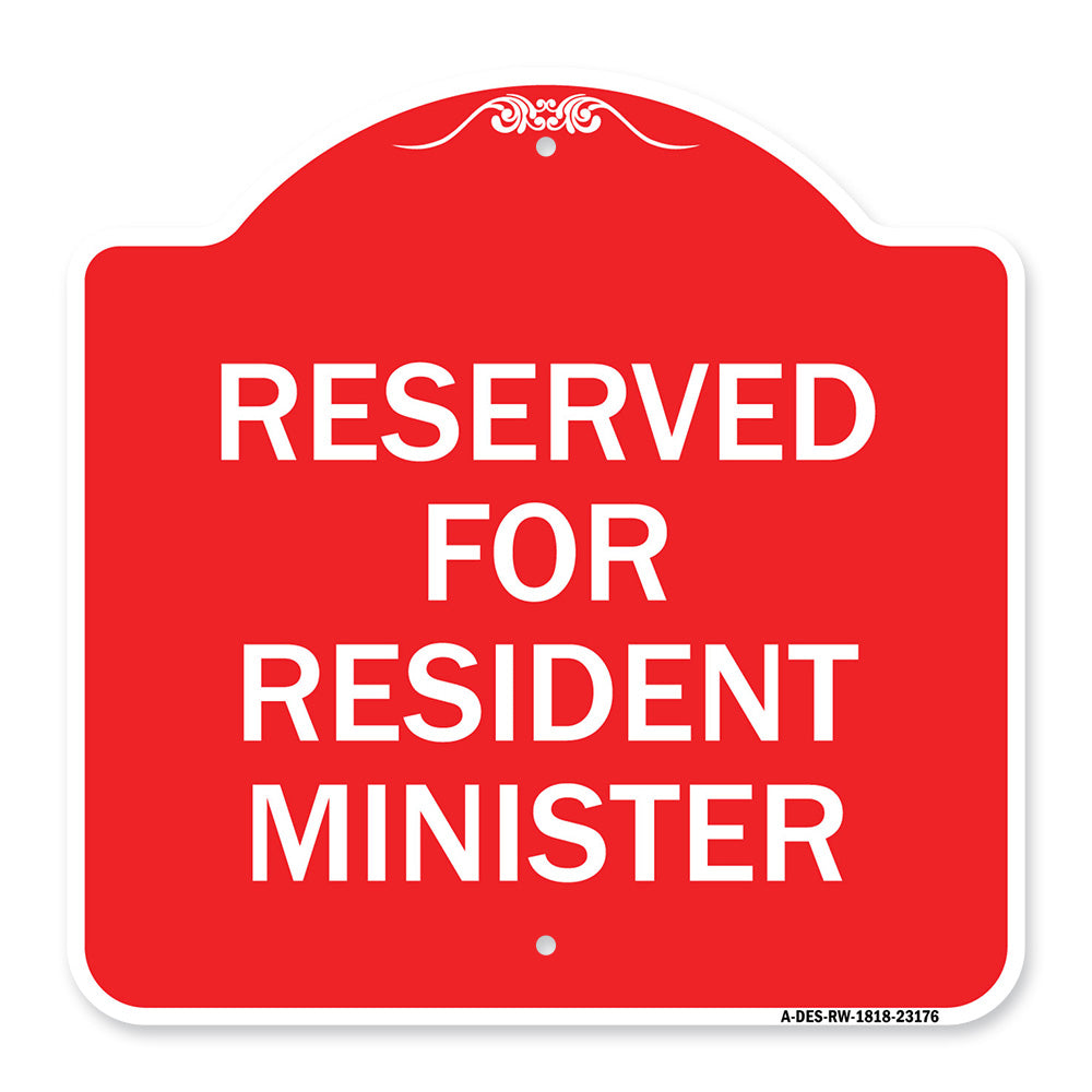 Reserved for Resident Minister