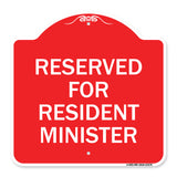 Reserved for Resident Minister