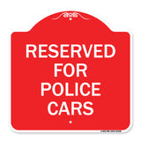 Reserved for Police Cars