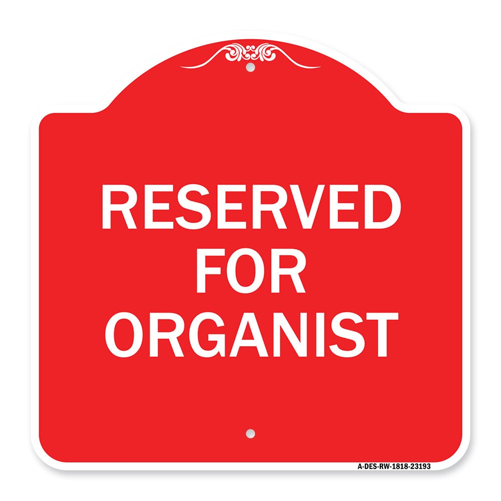 Reserved for Organist