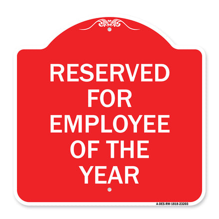 Reserved for Employee of the Year