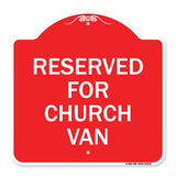 Reserved for Church Van