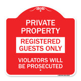 Registered Guests Only Violators Will Be Prosecuted