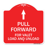 Pull Forward for Valet Load and Unload (With Up Arrow)