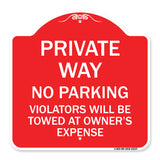 Private Way Violators Will Be Towed Away
