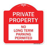 Private Property - No Long-Term Parking Permitted