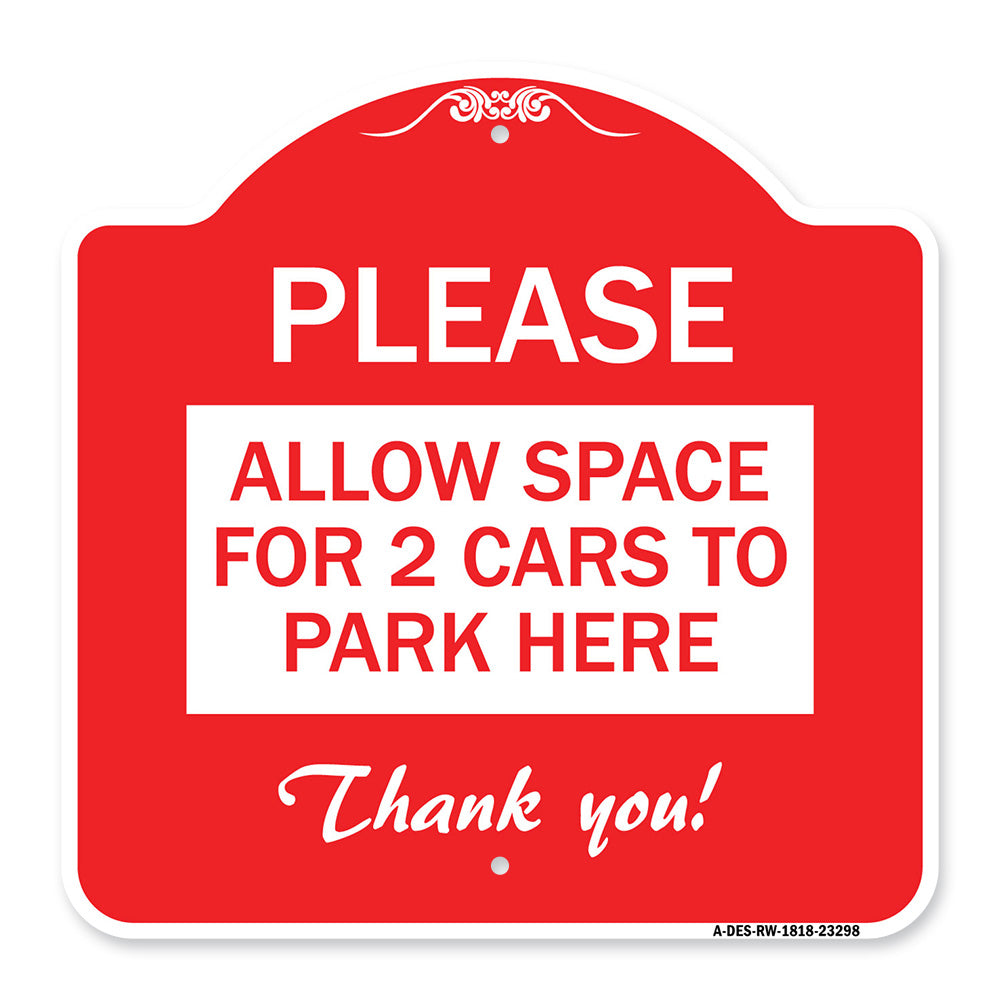 Please - Allow Space for 2 Cars to Park Here Thank You!