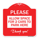 Please - Allow Space for 2 Cars to Park Here Thank You!