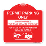 Permit Parking Only Unauthorized Vehicles Will Be Ticketed Vehicles Without Permits Will Be Towed (With Graphic)