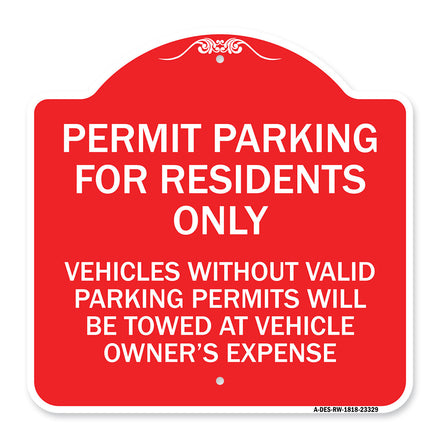 Permit Parking for Residents Only Vehicles Without Valid Parking Permits Will Be Towed at Vehicle Owner's Expense