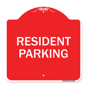 Parking Sign Resident Parking