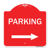 Parking Sign (Right Arrow)