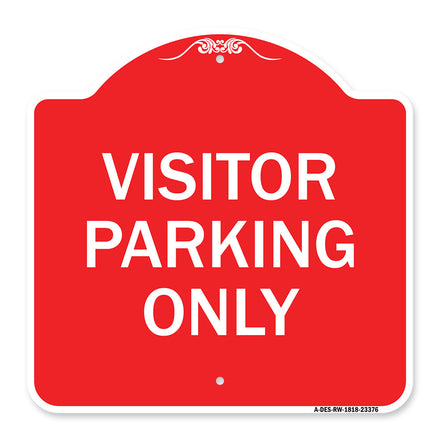 Parking Reserved Sign Visitor Parking Only