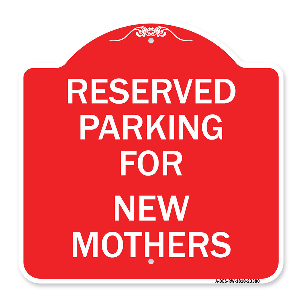 Parking Reserved for New Mothers