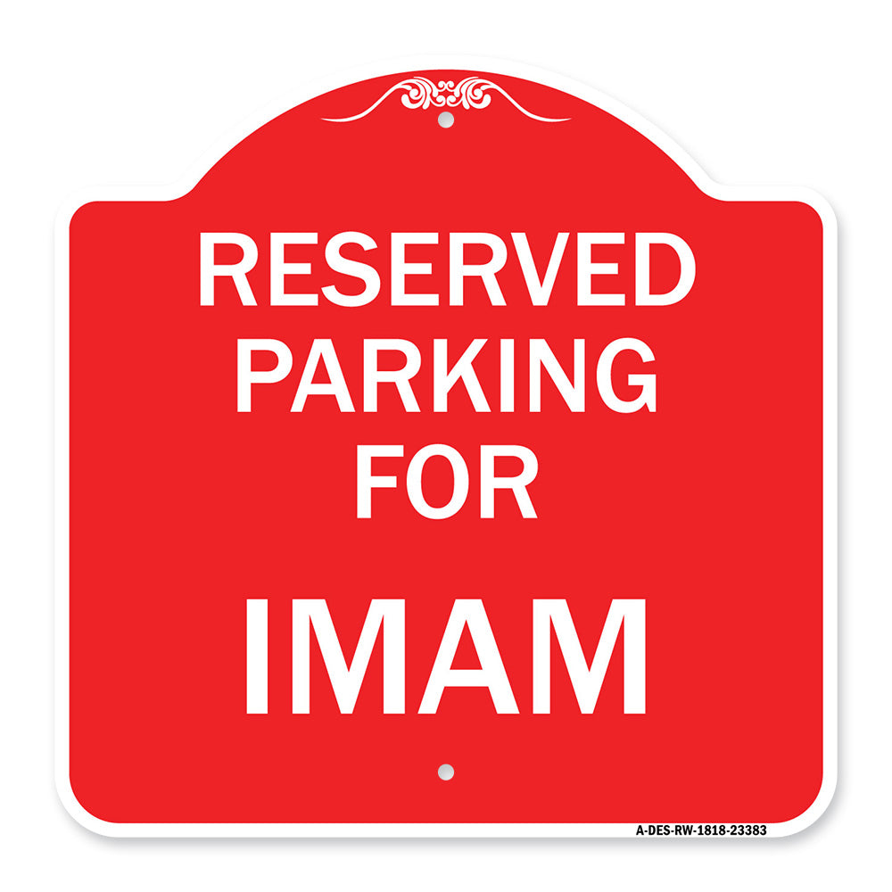 Parking Reserved for Imam