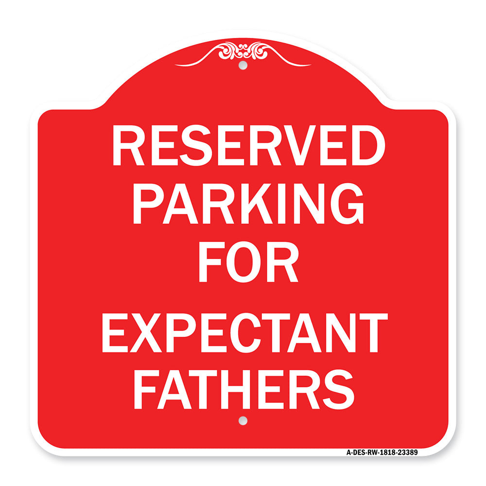 Parking Reserved for Expectant Fathers
