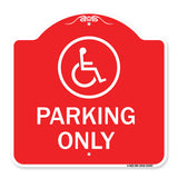 Parking Only (With New Access Symbol)