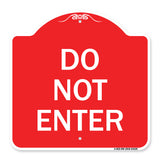 Parking Lot Sign Do Not Enter