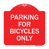 Parking for Bicycles Only Sign