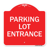 Parking Entrance Sign Parking Lot Entrance