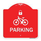 Parking (With Cycle and Lock Symbol)