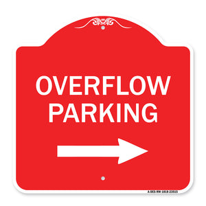 Overflow Parking with Right Arrow