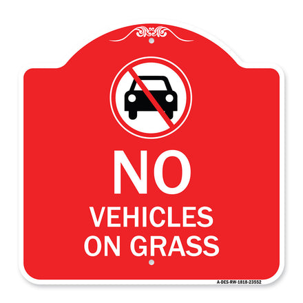 No Vehicles on Grass