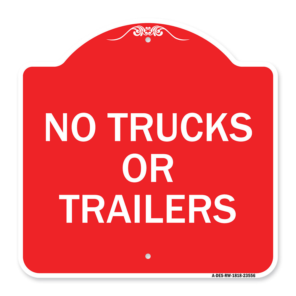 No Trucks or Trailers