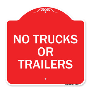 No Trucks or Trailers