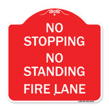 No Stopping No Standing Fire Lane